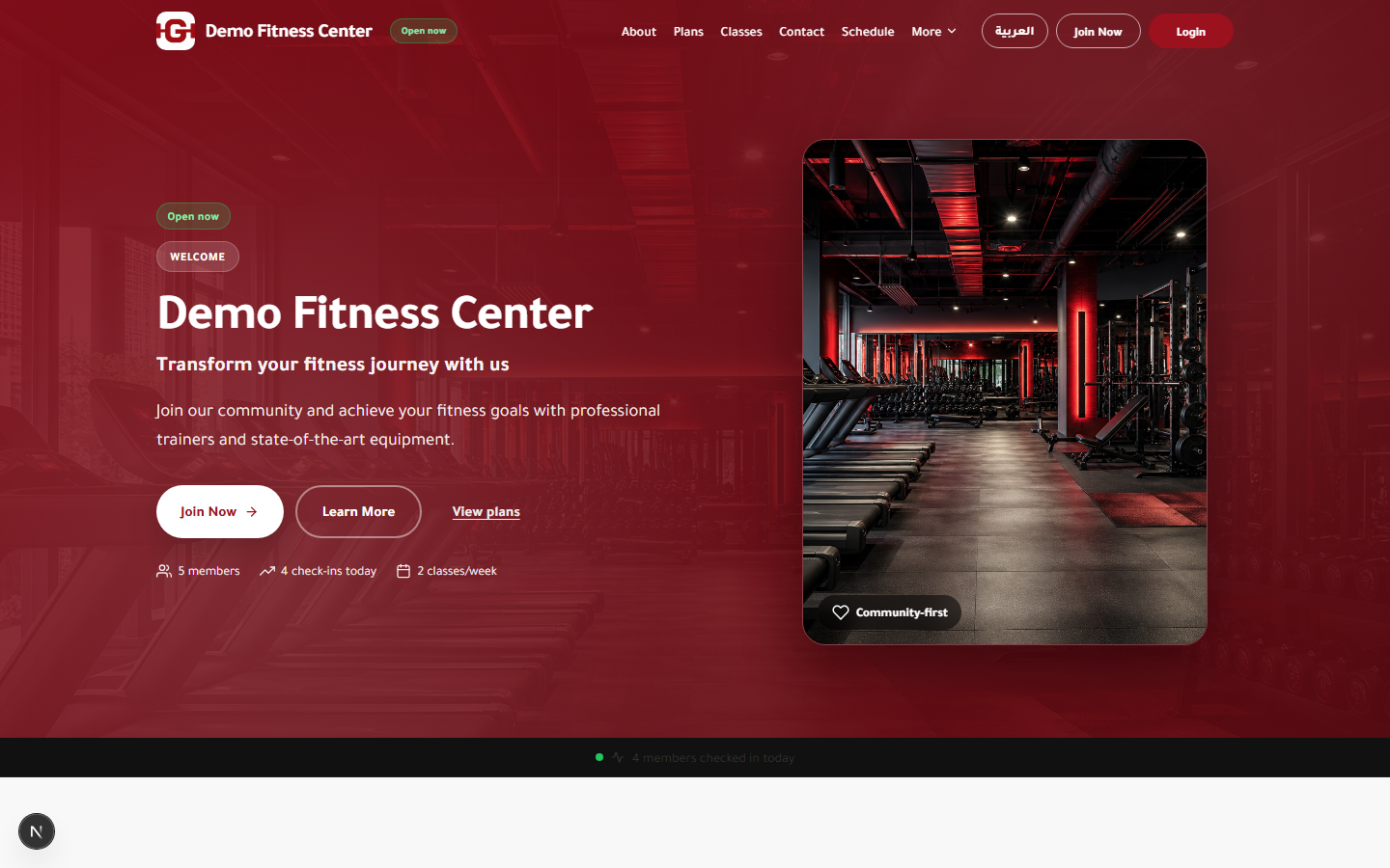 Demo gym